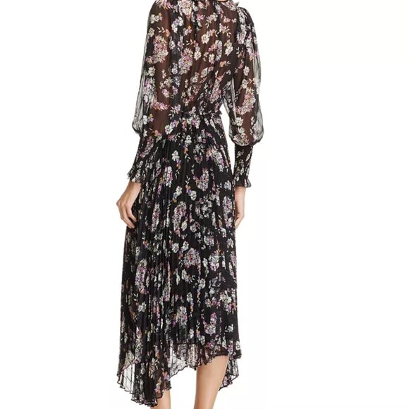 Rebecca Taylor Sheer Chiffon Floral Paisley Dress - Picture 7 of 7